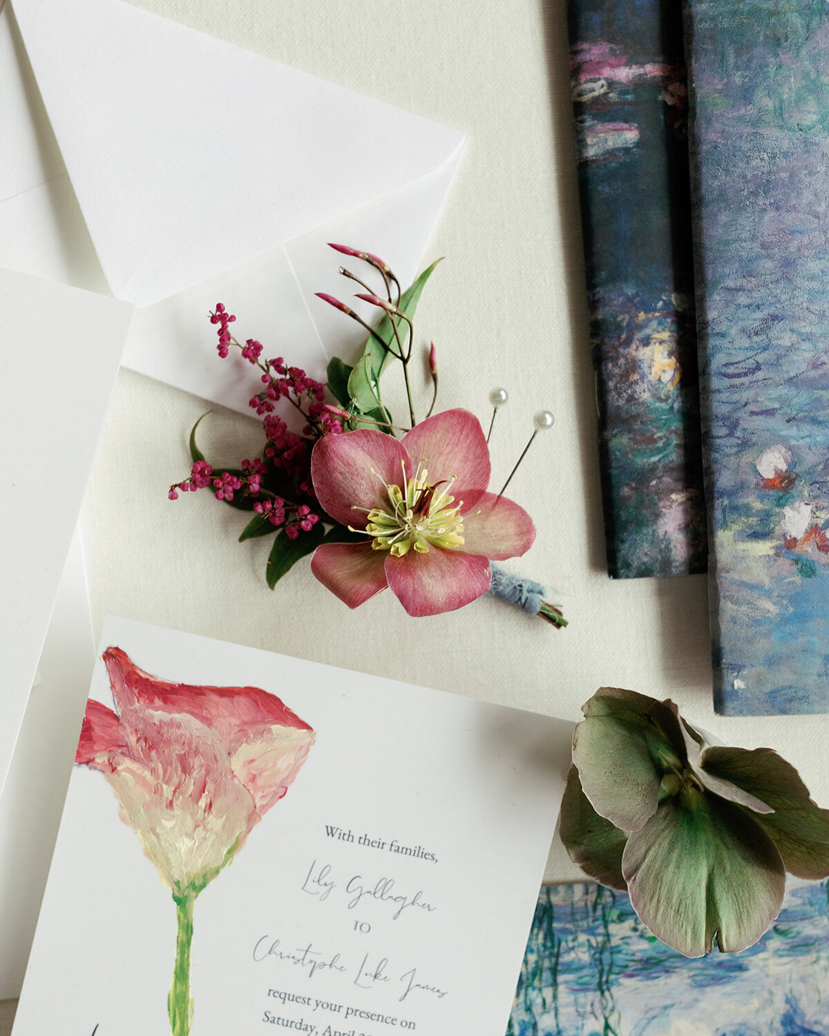 Impressionism Painted Invitaitons