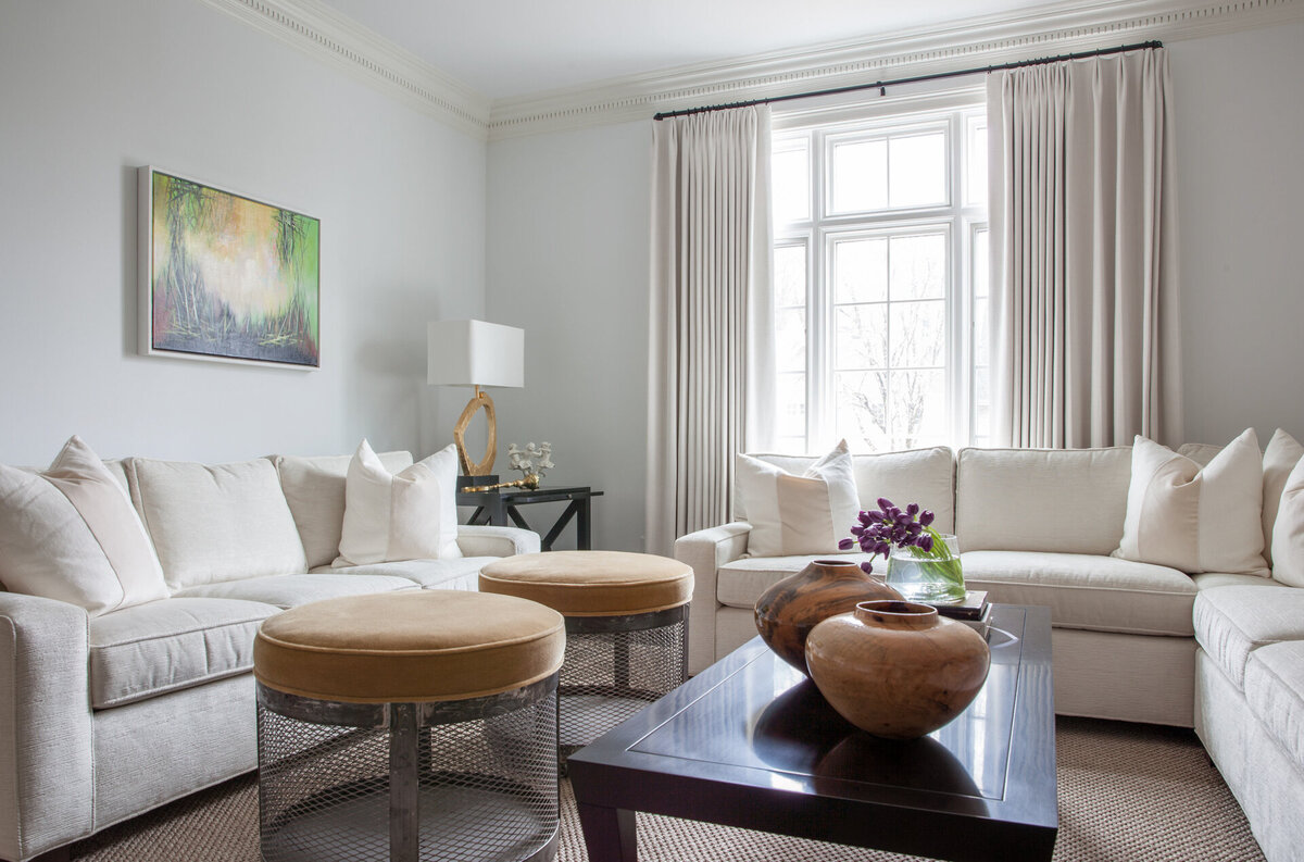 Buckhead Empty Nesters Great Room by Alpharetta Interior Designer Morse Design