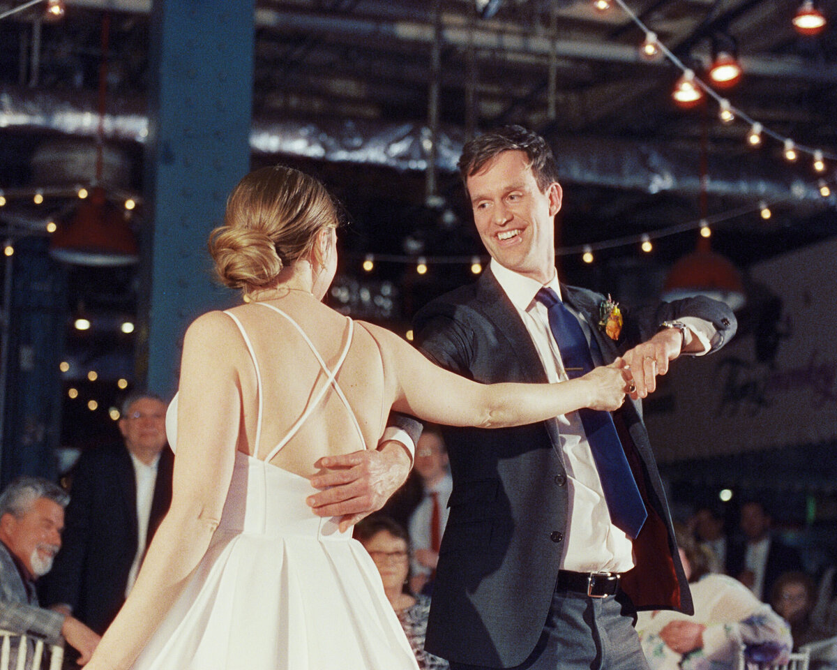 Black and white reception photo