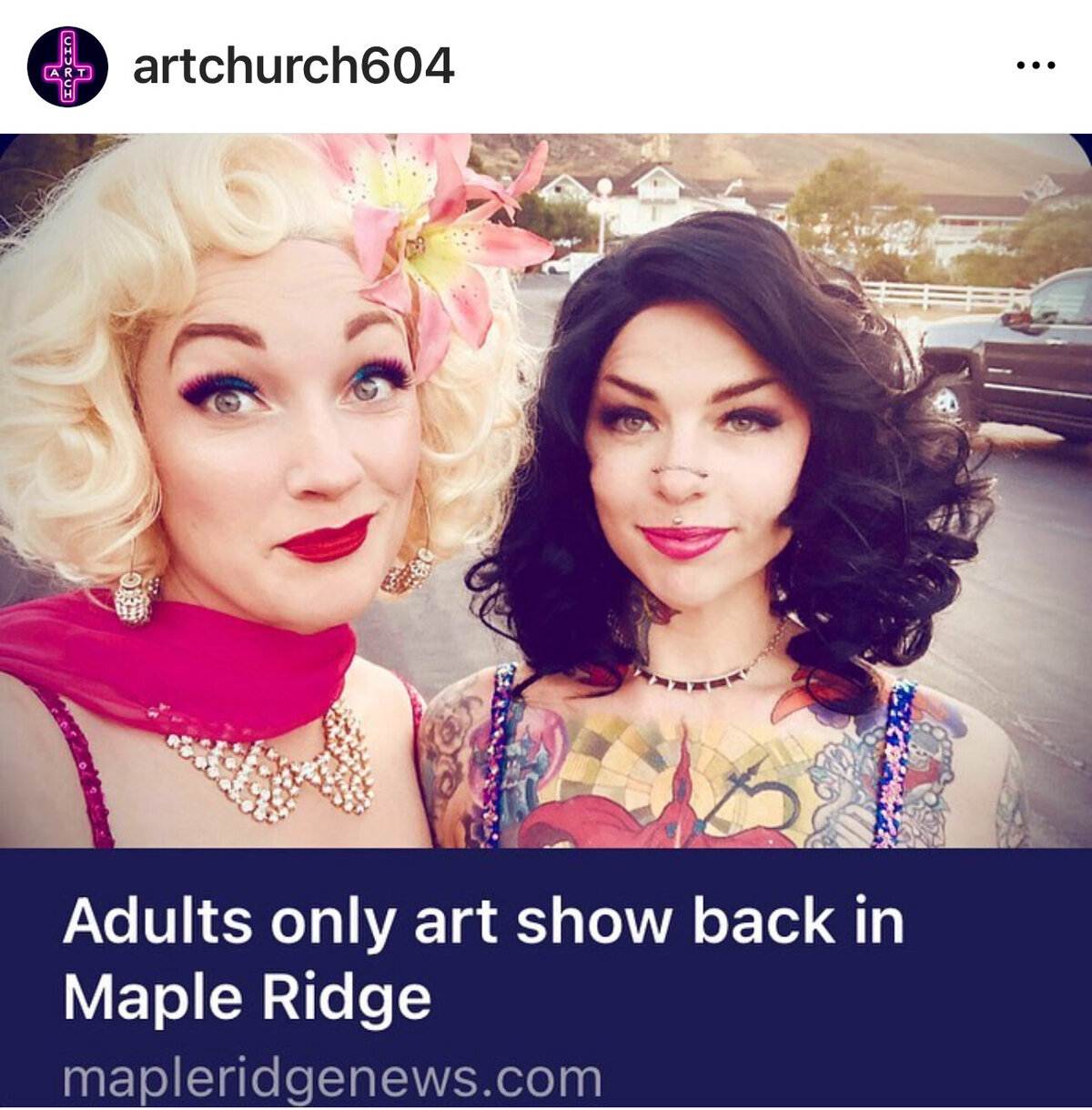 Art Church Caitlin and Rianne 2019