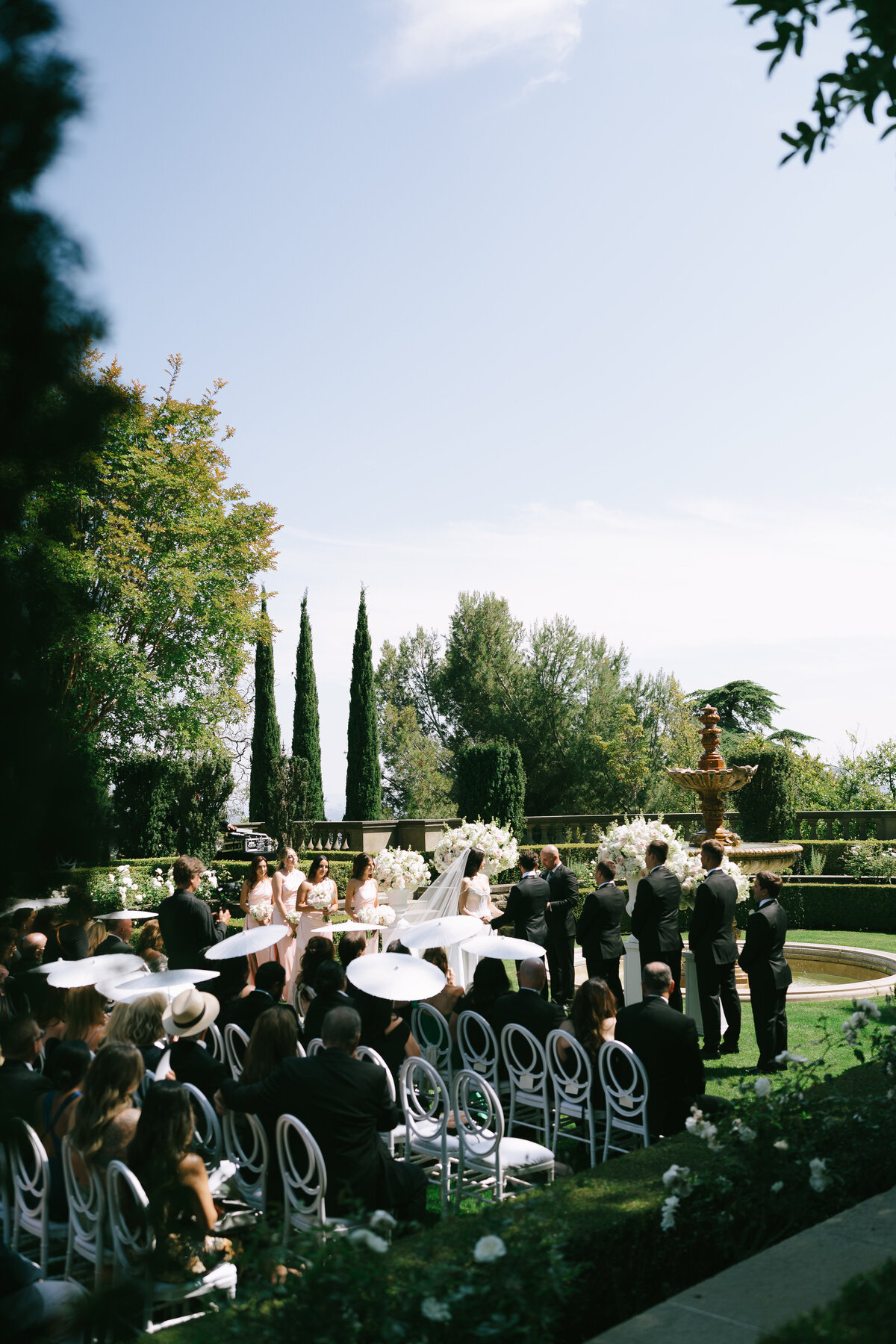 Luxury Beverly Hills California Wedding at Greystone Mansion and Gardens