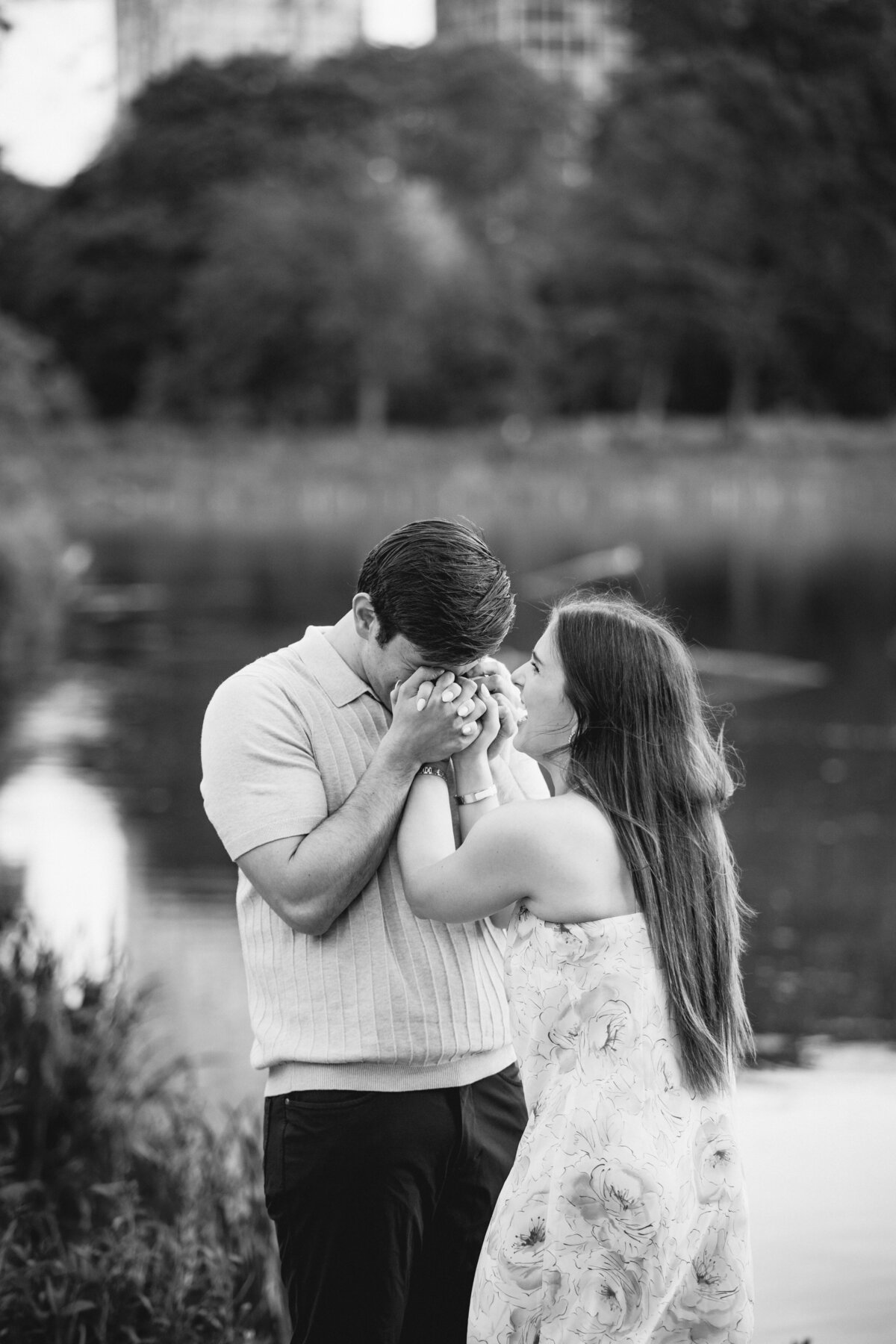 Summer Proposal at North Pond in Lincoln Parck Chicago Expedition Joy Photography-6