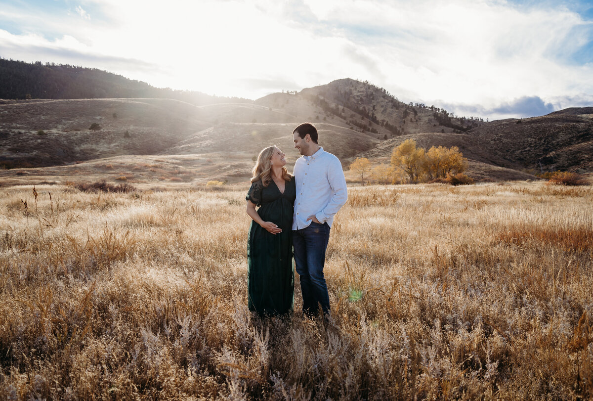 Couples maternity session Lory State Park