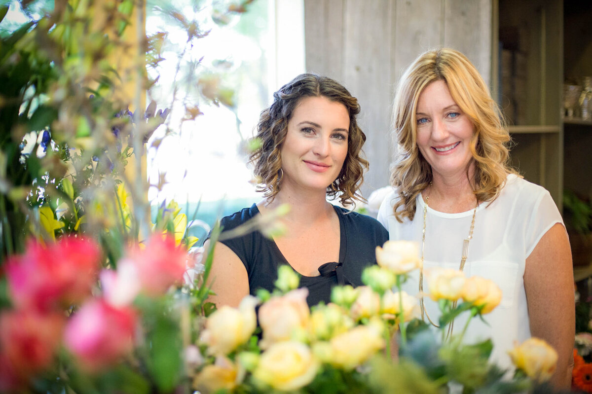 Mother daughter flower shop Branding Photography