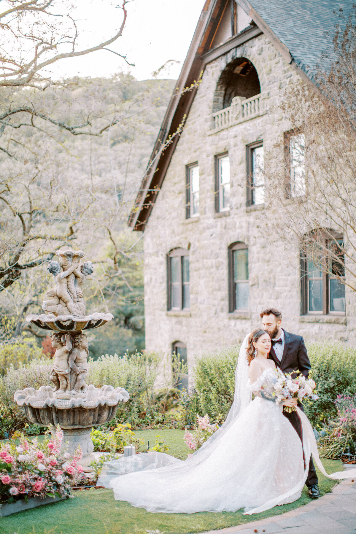 French Chateau Inspired Wedding - Destination Wedding Florist - Autumn Marcelle Design - B Erkmen Photo (152)