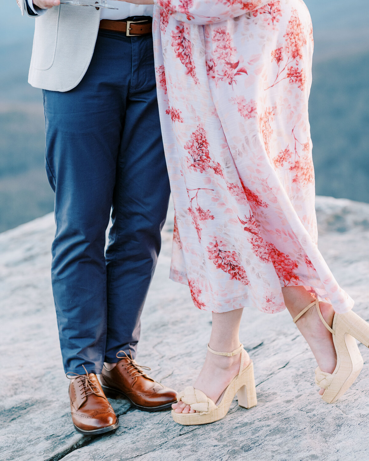 The Fourniers | Grandfather Mountain Engagement-132