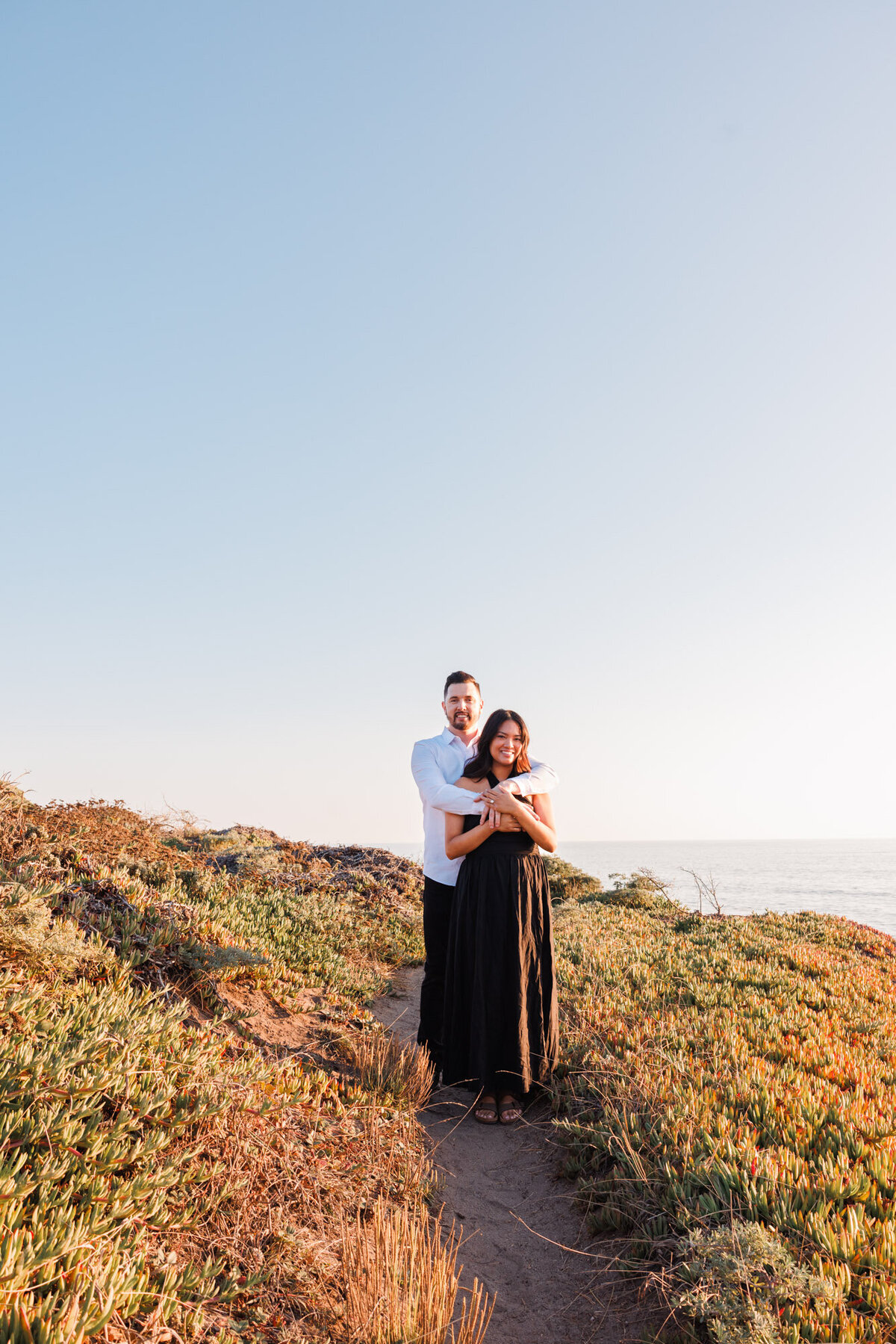 Kyle Woolum + Stephanie-Proposal Engagement-Half Moon Bay-Dunes Beach-San Francisco Wedding Photographer-San Francisco Photographer-Half Moon Bay Photographer-Emily Pillon Photography-S-092323-57