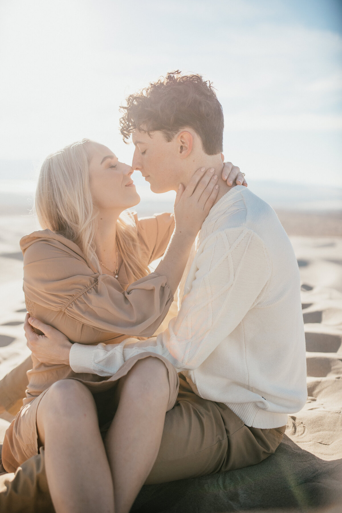 A Sand Dunes Engagement Photography Session - 25