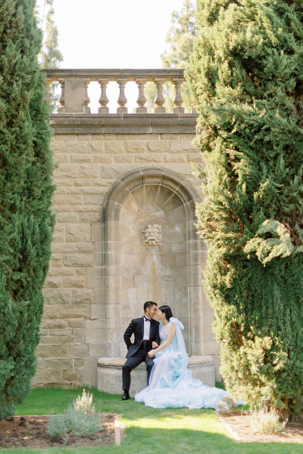 European Garden_Greystone Mansion Engagement session_019