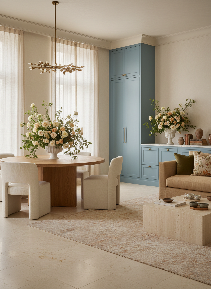 Firefly_Gemini Flash_A luxury, European-inspired interior with soft natural light and a warm, organic pale 288743