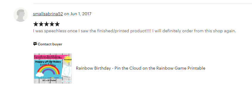 customer testimonial rainbow game