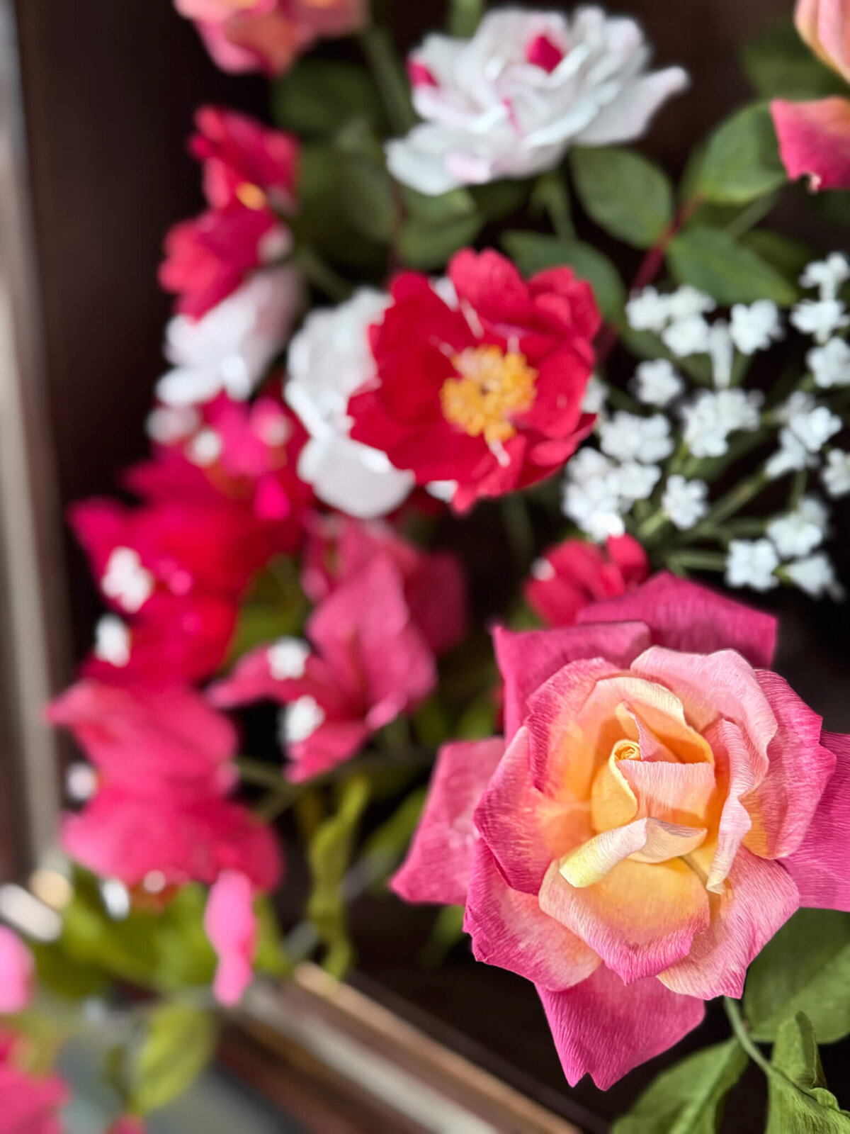 Roses in paper