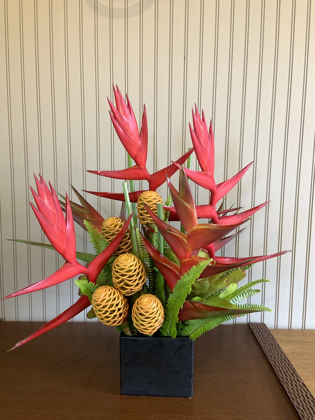 Subscription tropical flower arrangement