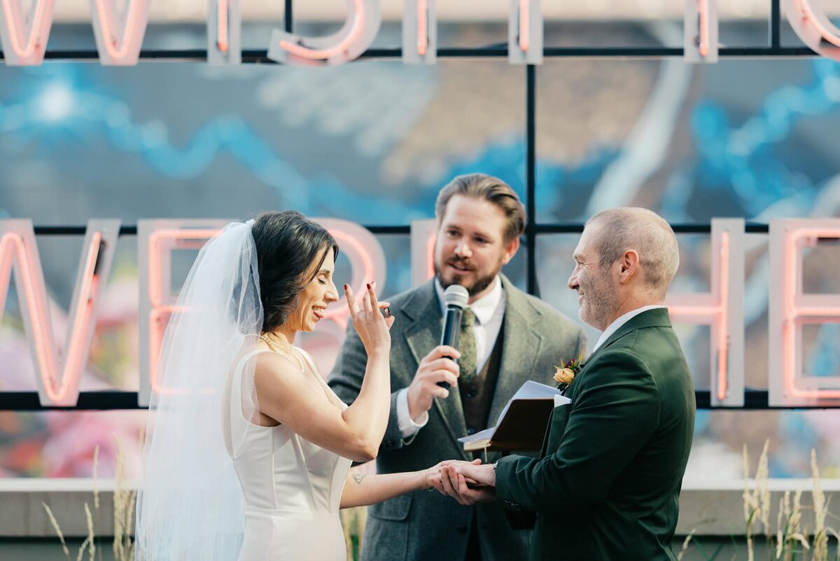 intimate denver elopement at Ramble Hotel