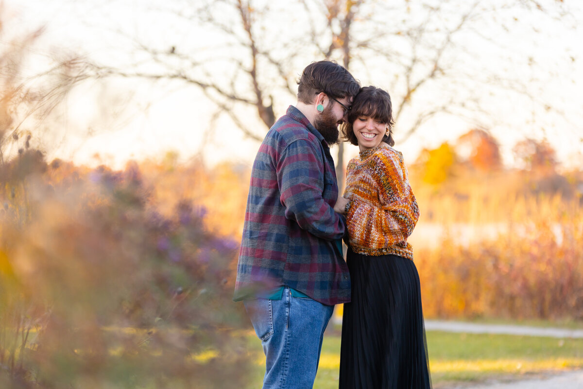 Saralyn & Andrew Engagement Session, 10-29-22, Glenview Park District, IL, Maira Ochoa Photography -0629
