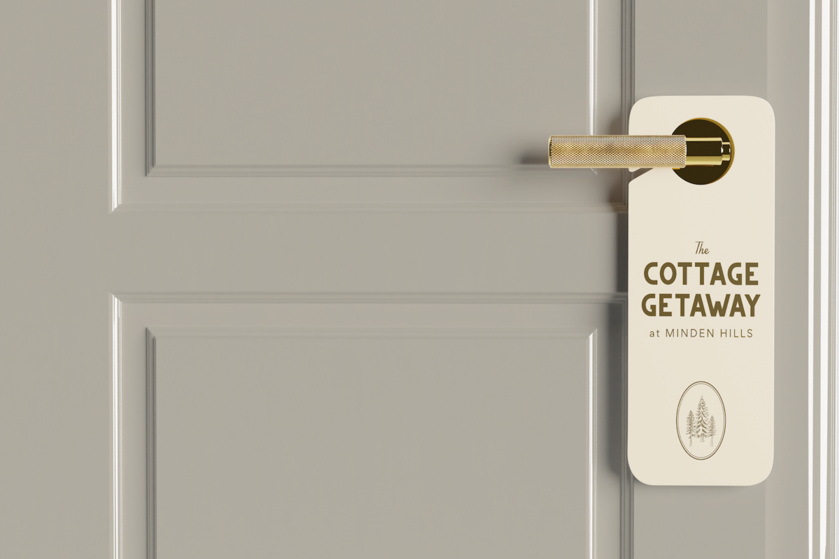 door tag mockup