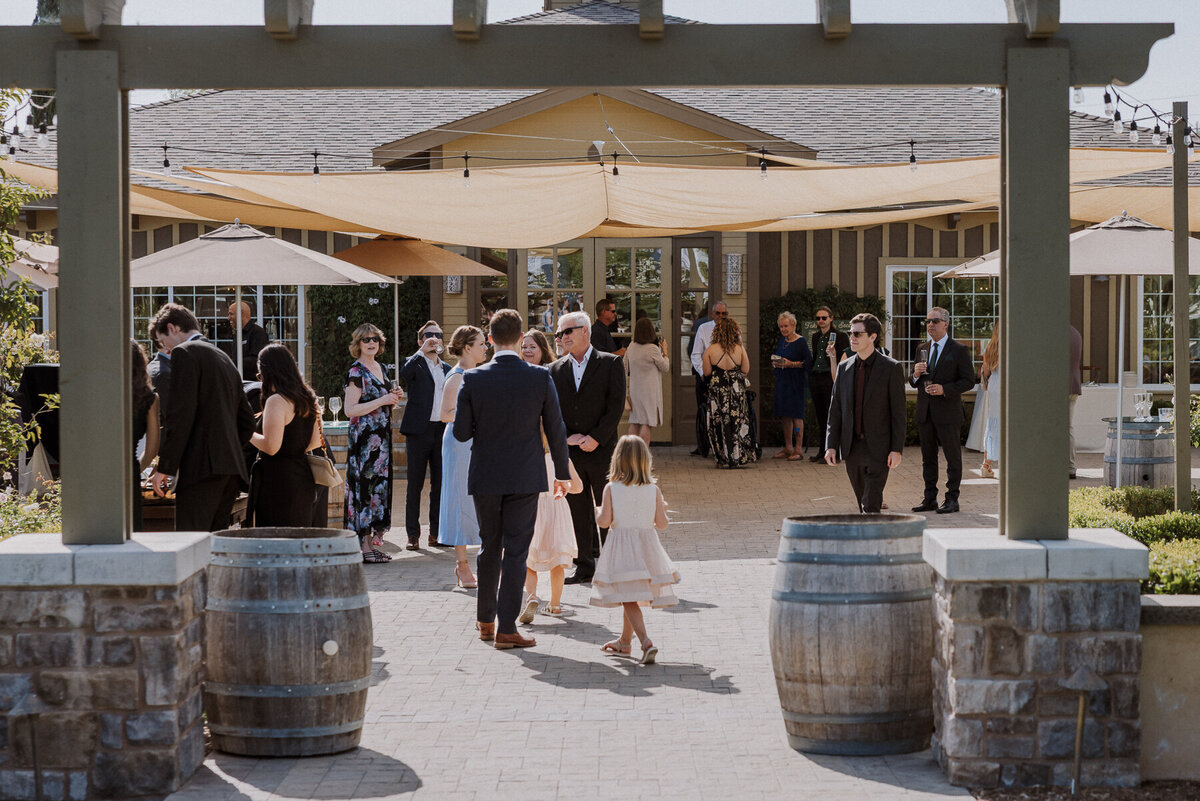 cocktail hour ponte winery wedding temecula