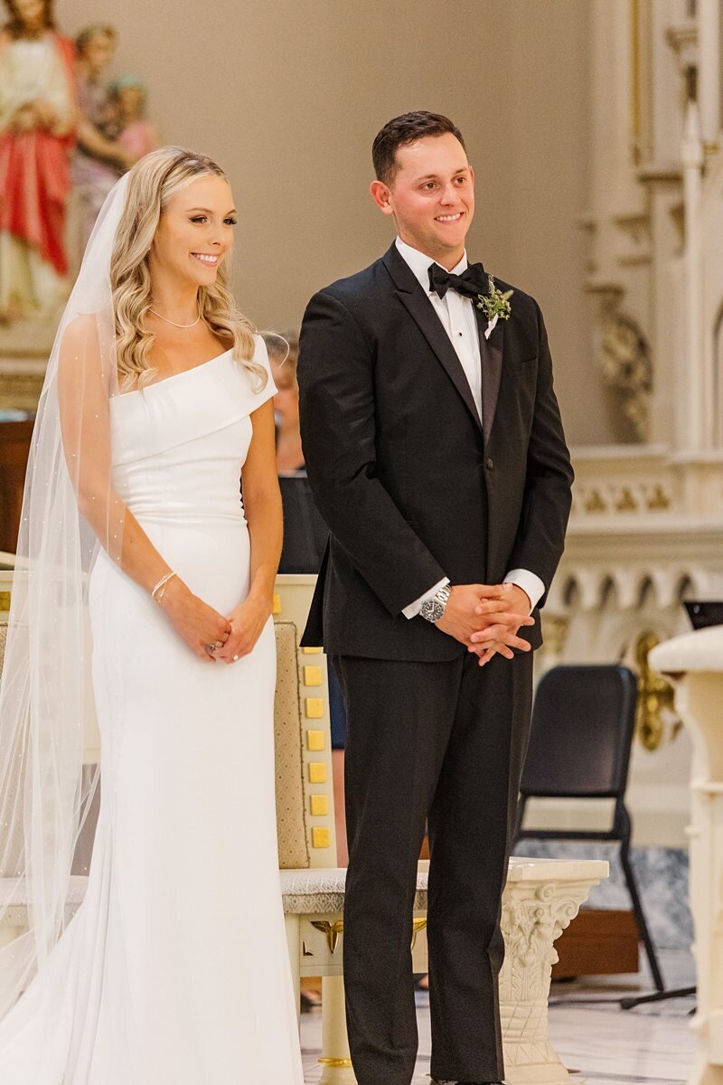Wedding Ceremony at St. Mary’s in Evansville113