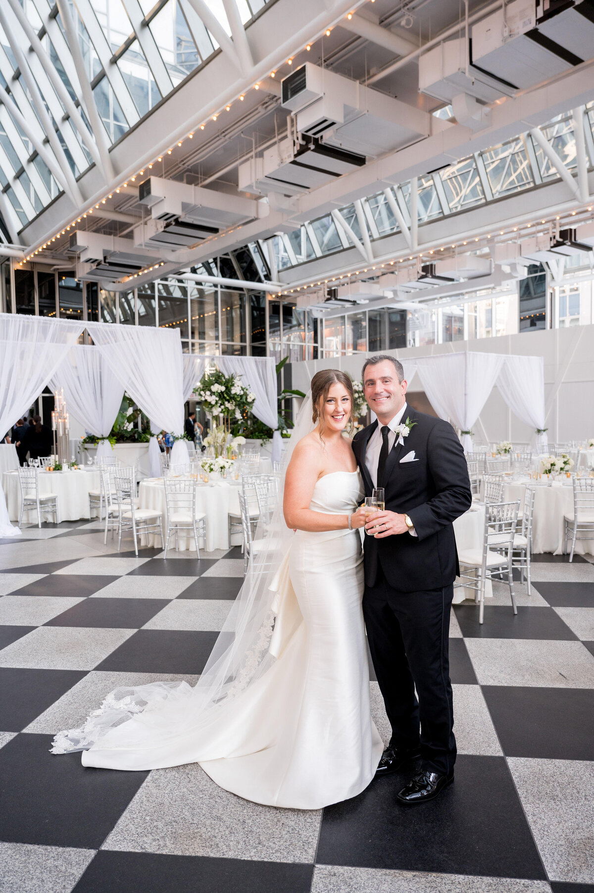 this married couple loves their wedding reception at wintergarden ppg place and gives it rave reviews