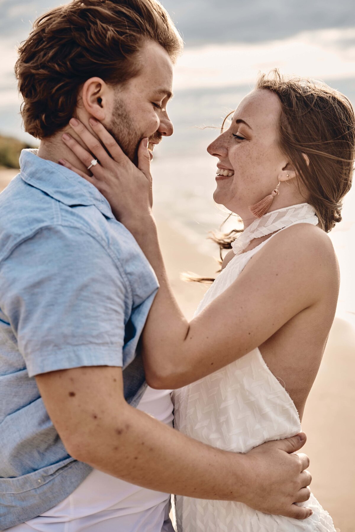 Sleeper State Park Beach Engagement Caseville, Michigan_113