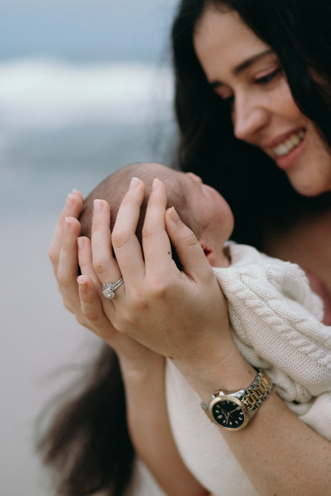 Tara + Cal - Lola Newborn Session Point Cartwright-148_websize