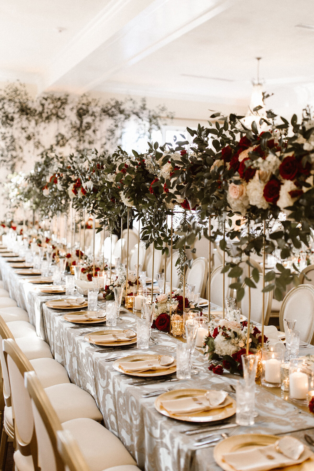 21 - Orlo House Ballroom Wedding Head Table - Tampa Bay Wedding Planner