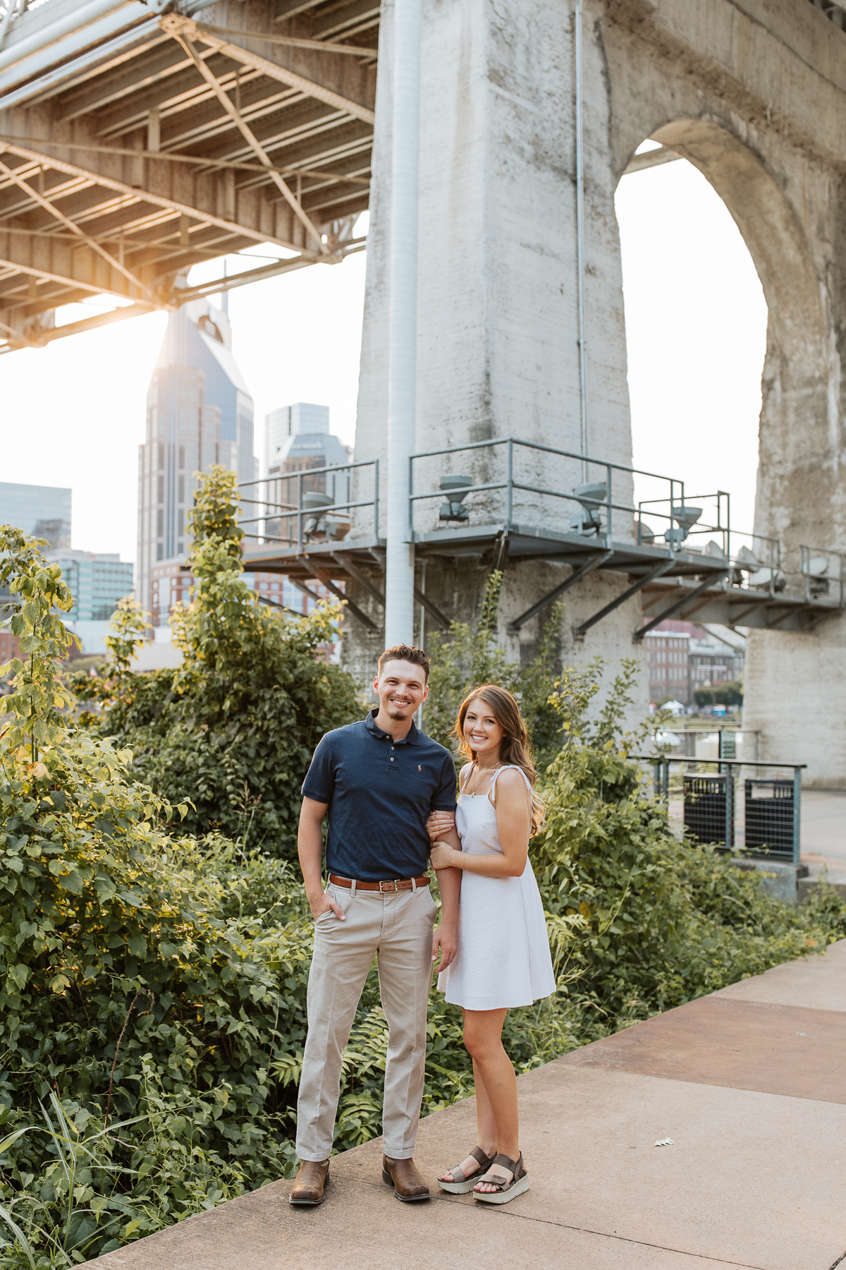 Nashville Pedestrian Bridge and Centenniel Park Engagement Session | Nashville, TN | Carly Crawford Photography | Knoxville and Tennessee Wedding, Couples, and Portrait Photographer-287094