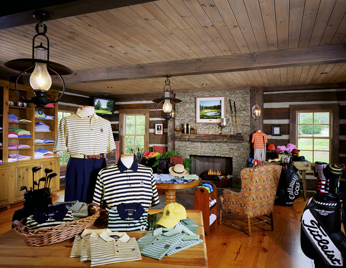 Interior of the Forest Creek Golf Shop