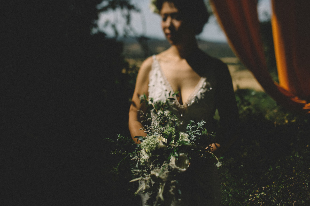 Wild wedding bouquet