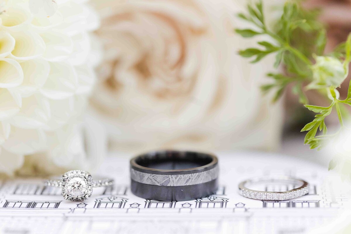 three-rings-on-wedding-invitation