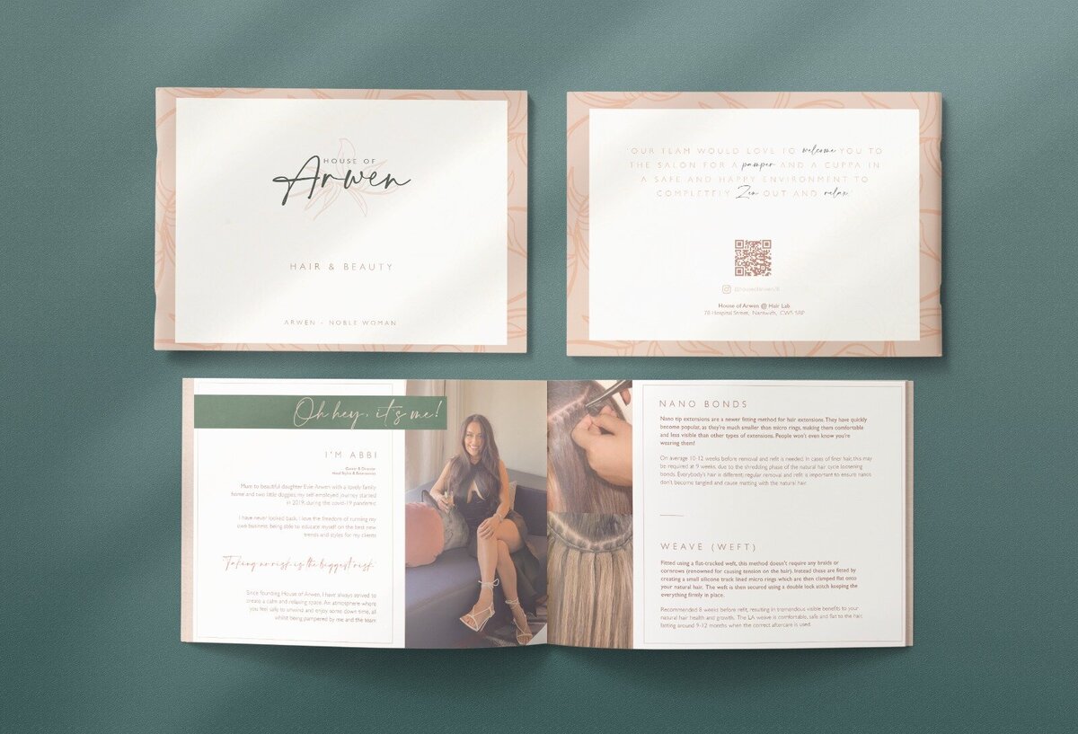 The Little Paper Shop - Business branding - House of Arwen business brochure