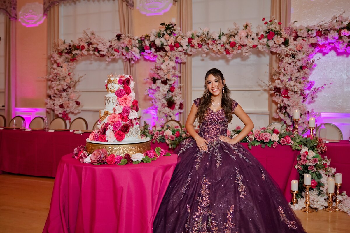 Alexandras Quinceanera Saint Patricks Church Wadsworth IL Stella Hotel Kenosha  WI Black8.10.24White1494