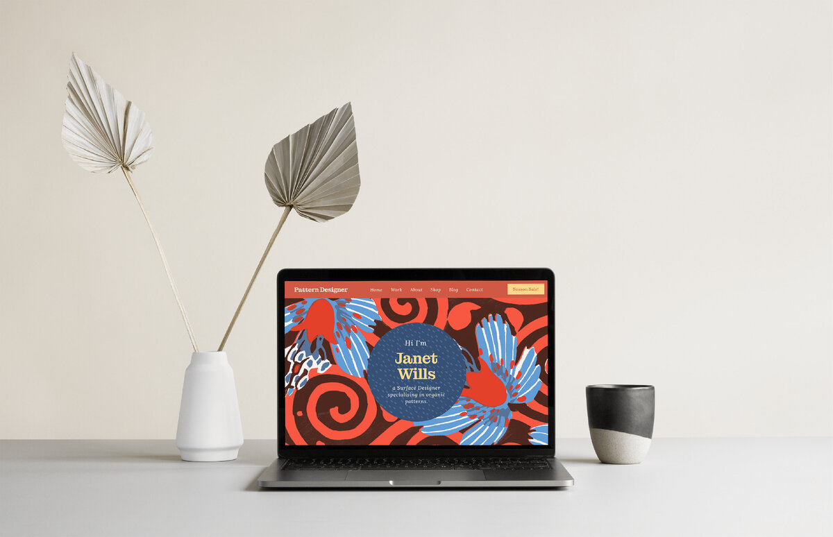 Our full featured premium Showit website templates include a portfolio, shop, and blog from The Template Emporium.