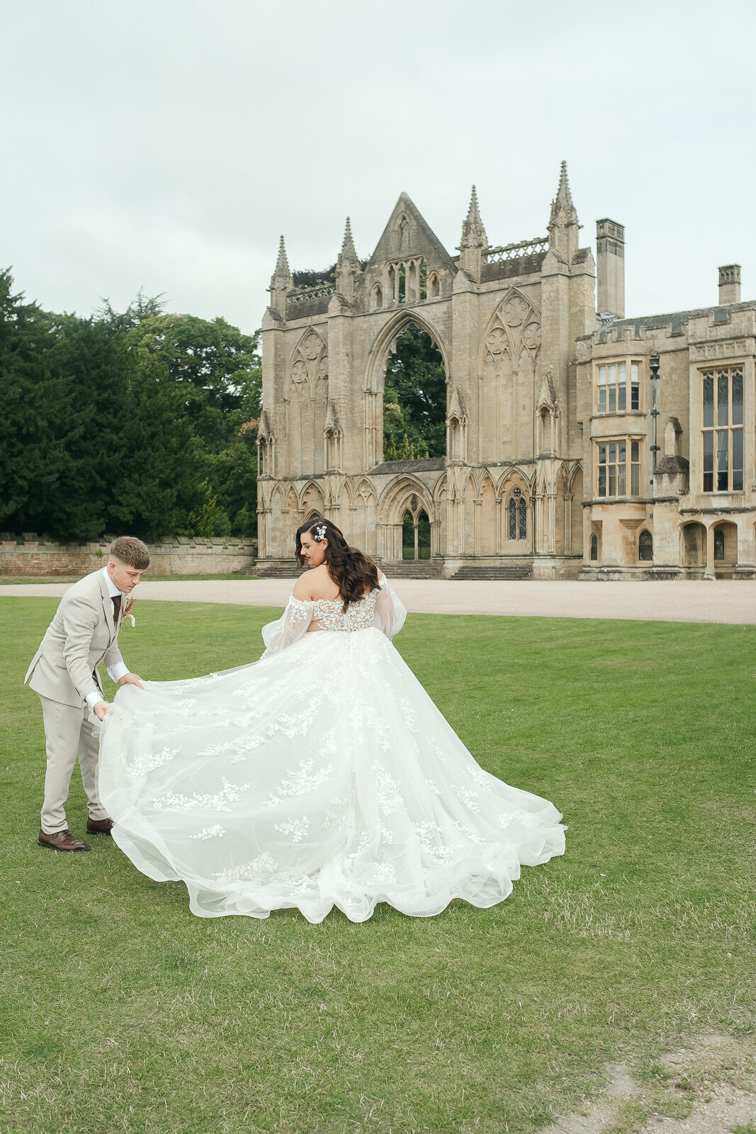 Romantic Nottingham Wedding at Newstead Abbey - Timeless Love in a Historic Setting-133