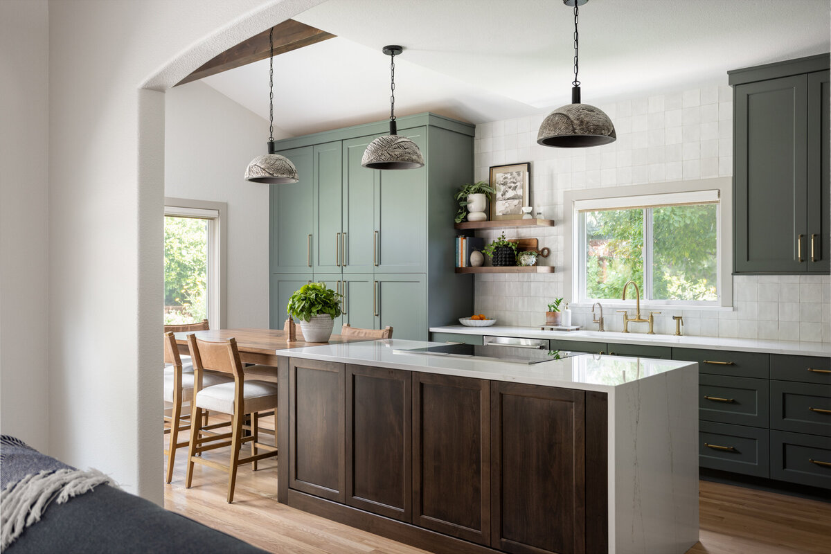 Contemporary Transitional Kitchen Remodel by Pure Indigo Interiors project photo