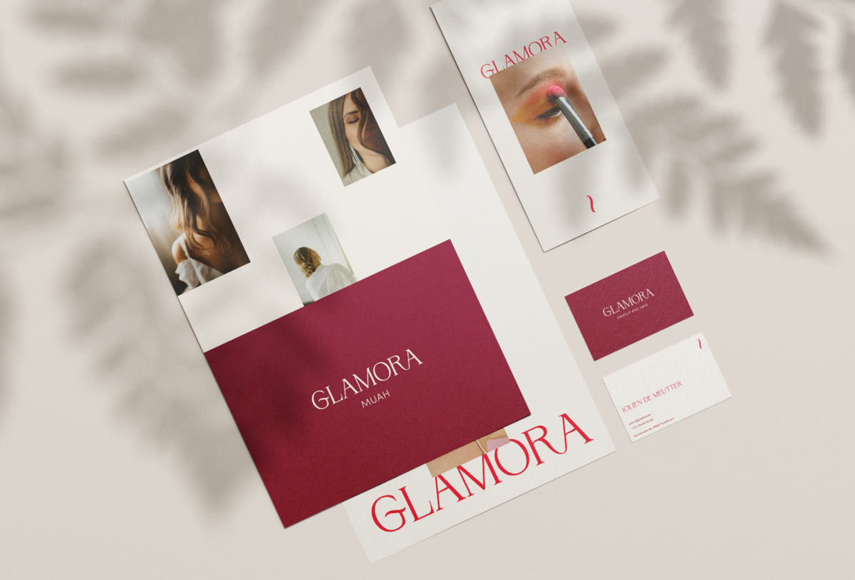 Glamora MUAH branding en social media - Allure branding agency-1