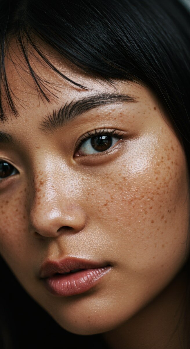 Close-up Portrait with Freckles (2)