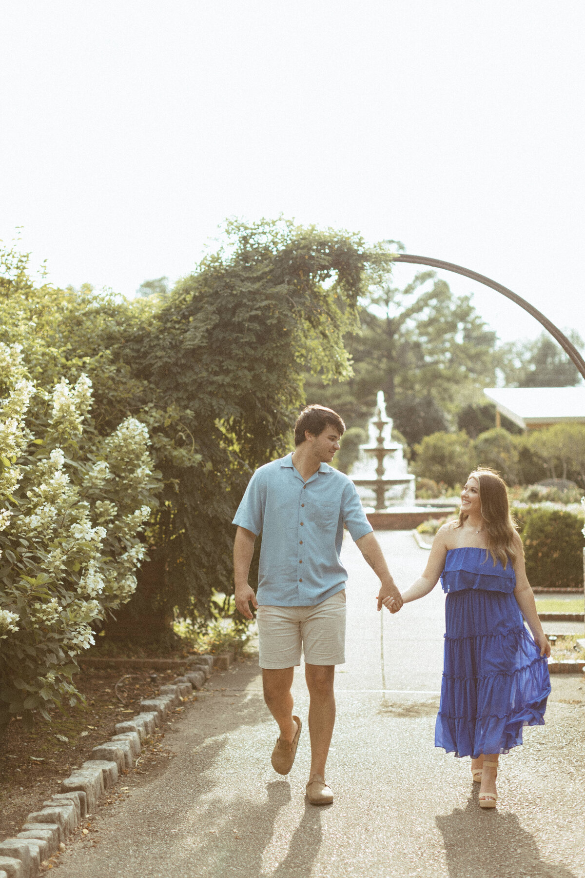 Memphis Botanical Garden - Engagement Photoshoot-26