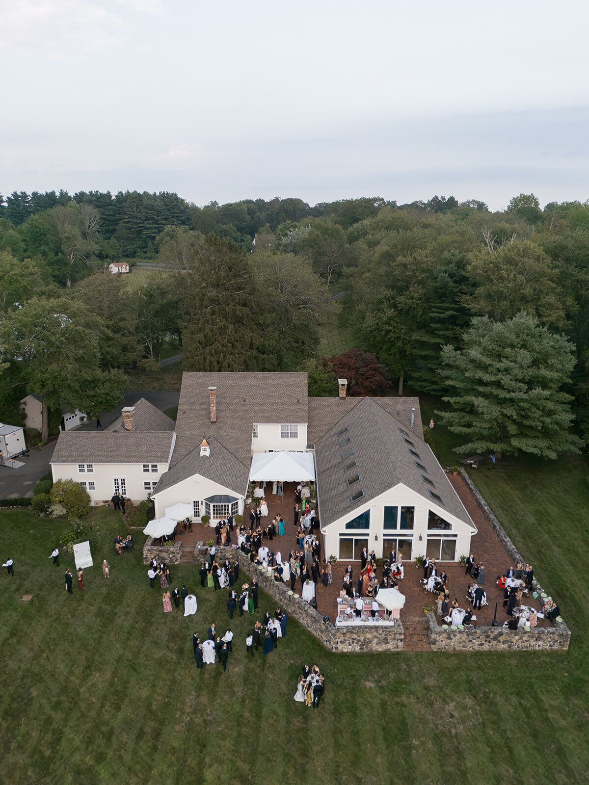Annalise & Jonathan Tented Private Residence Connecticut Wedding-26