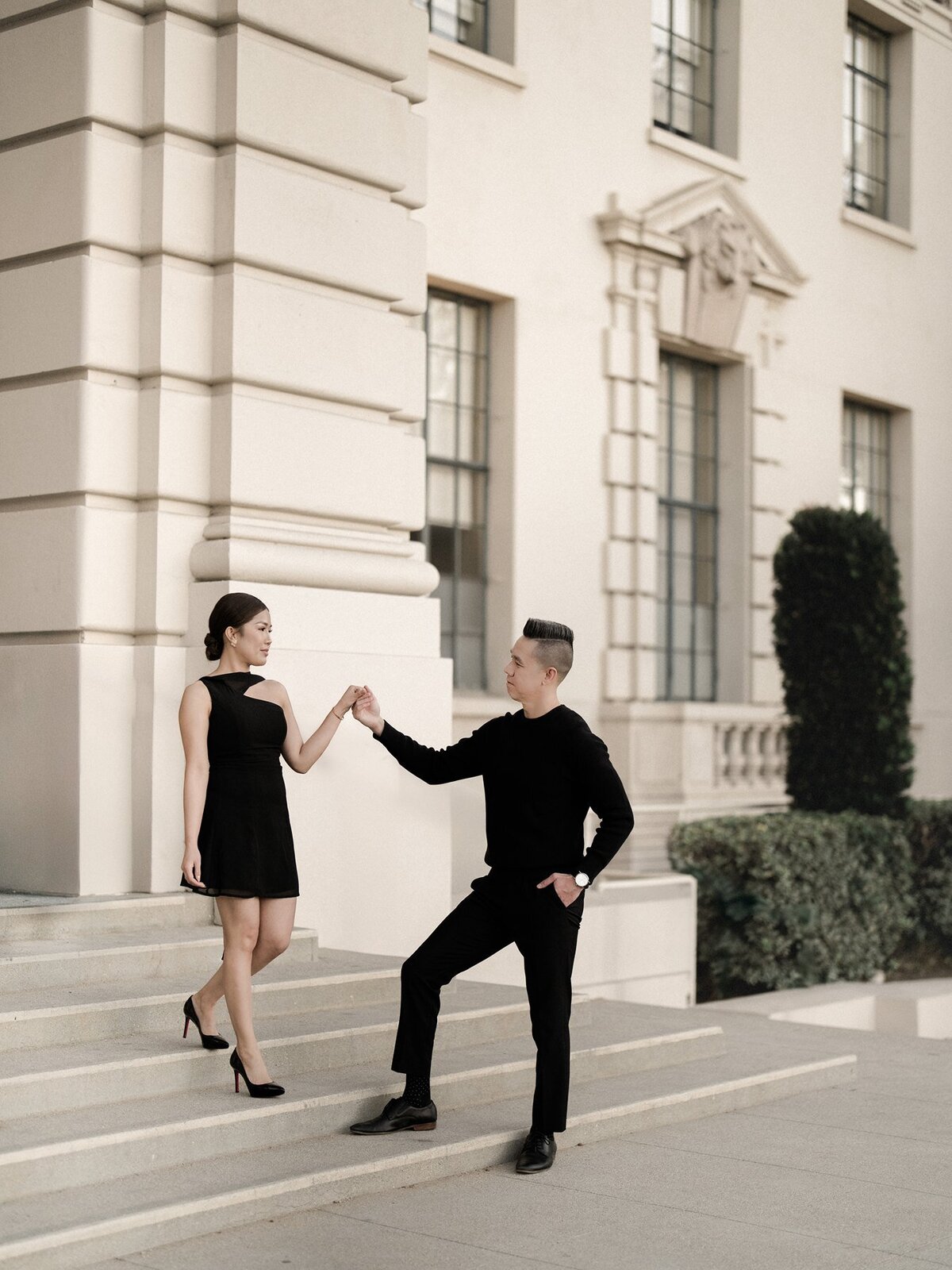 Pasadena City Hall Engagement Photos -96