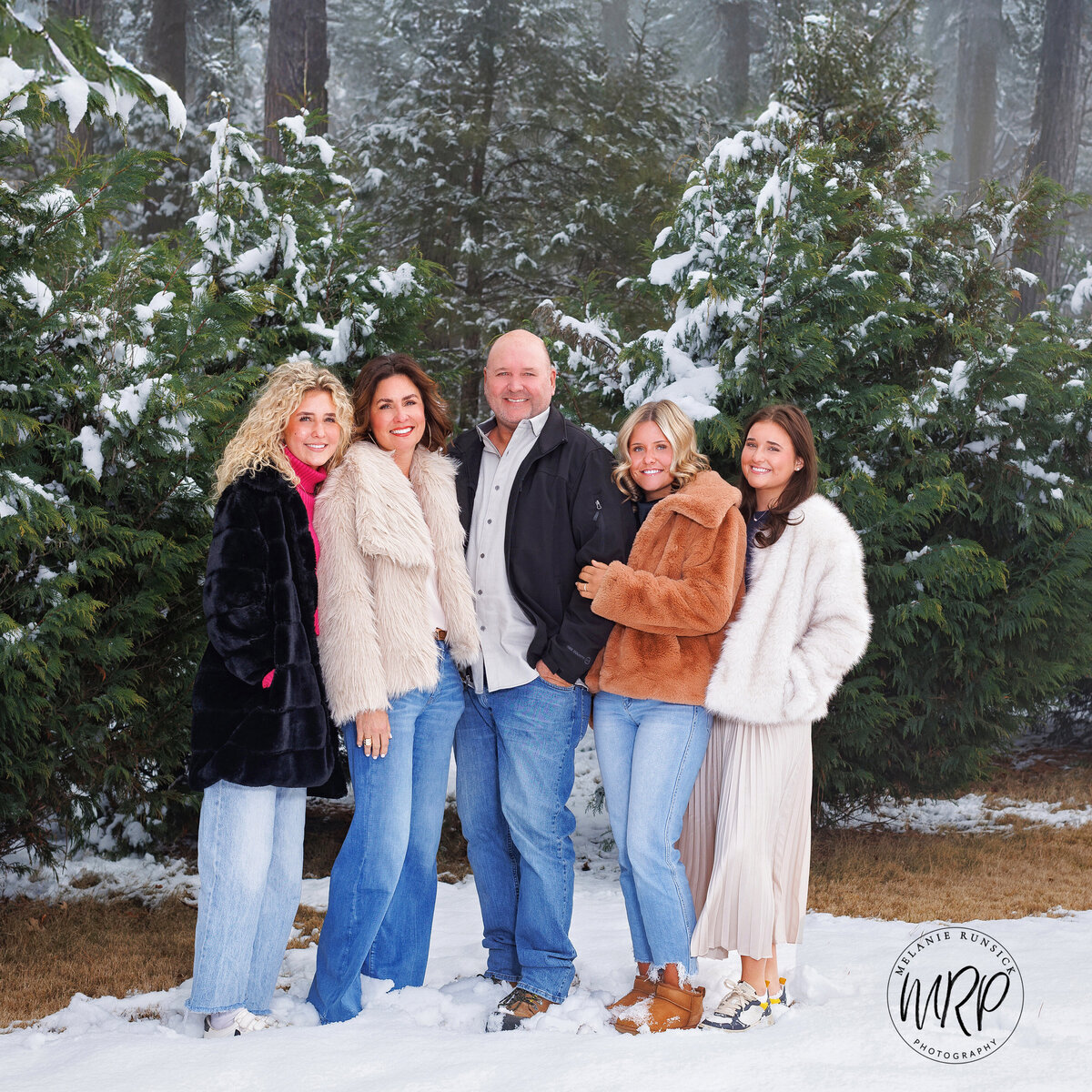 Arkansas Family Photographer Melanie Runsick Jonesboro AR Snow Session