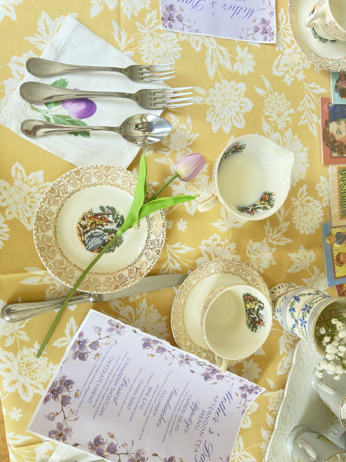 place setting tea