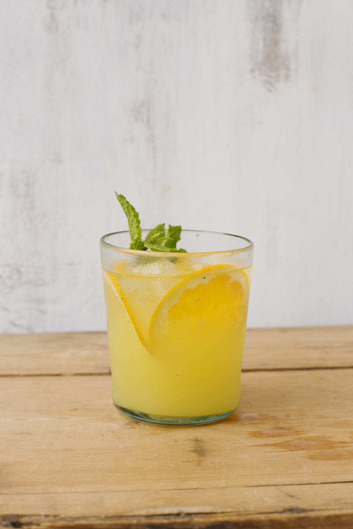 orange and mint cocktail