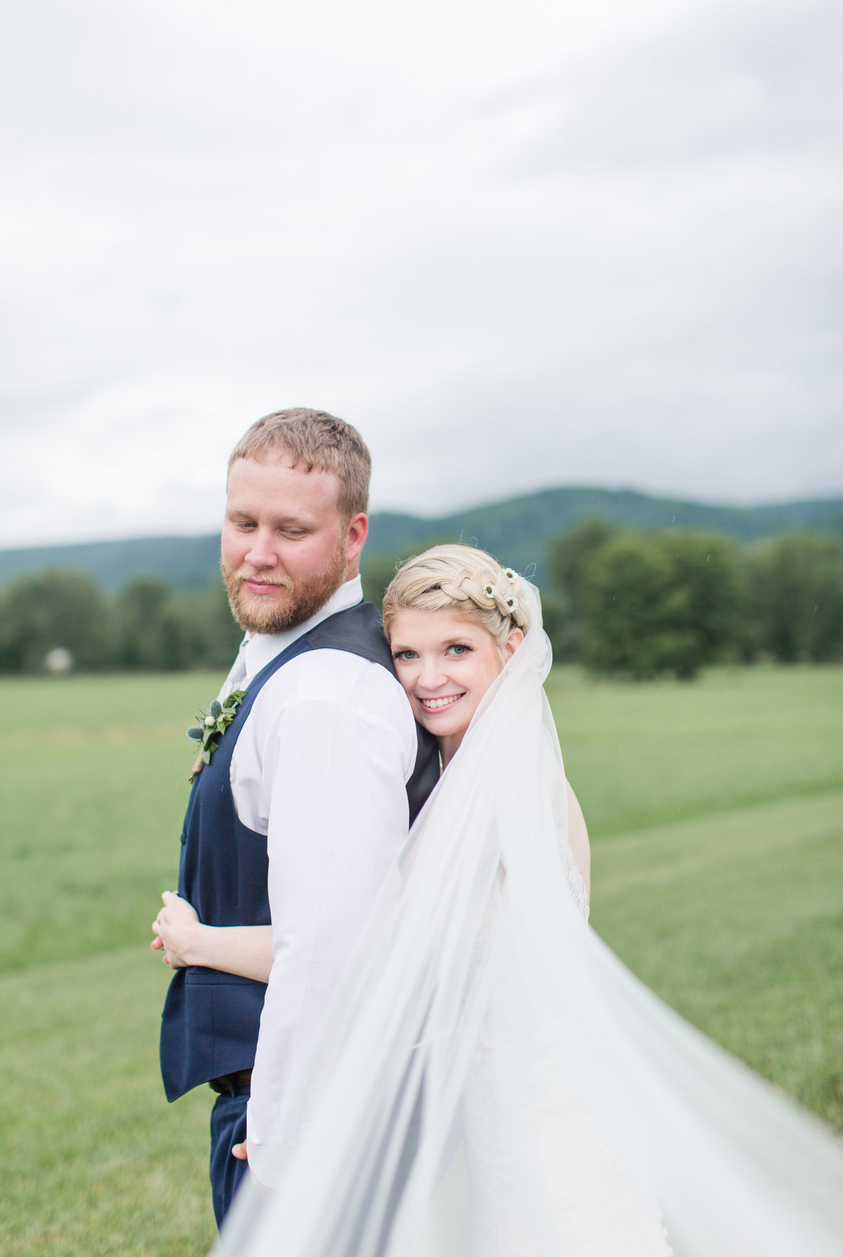 Shades of Blue Rustic Barn Virginia Wedding-137