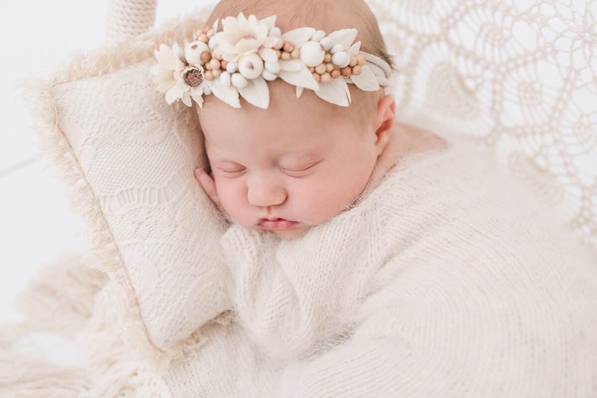 Light and Airy Newborn Photos Edmonton