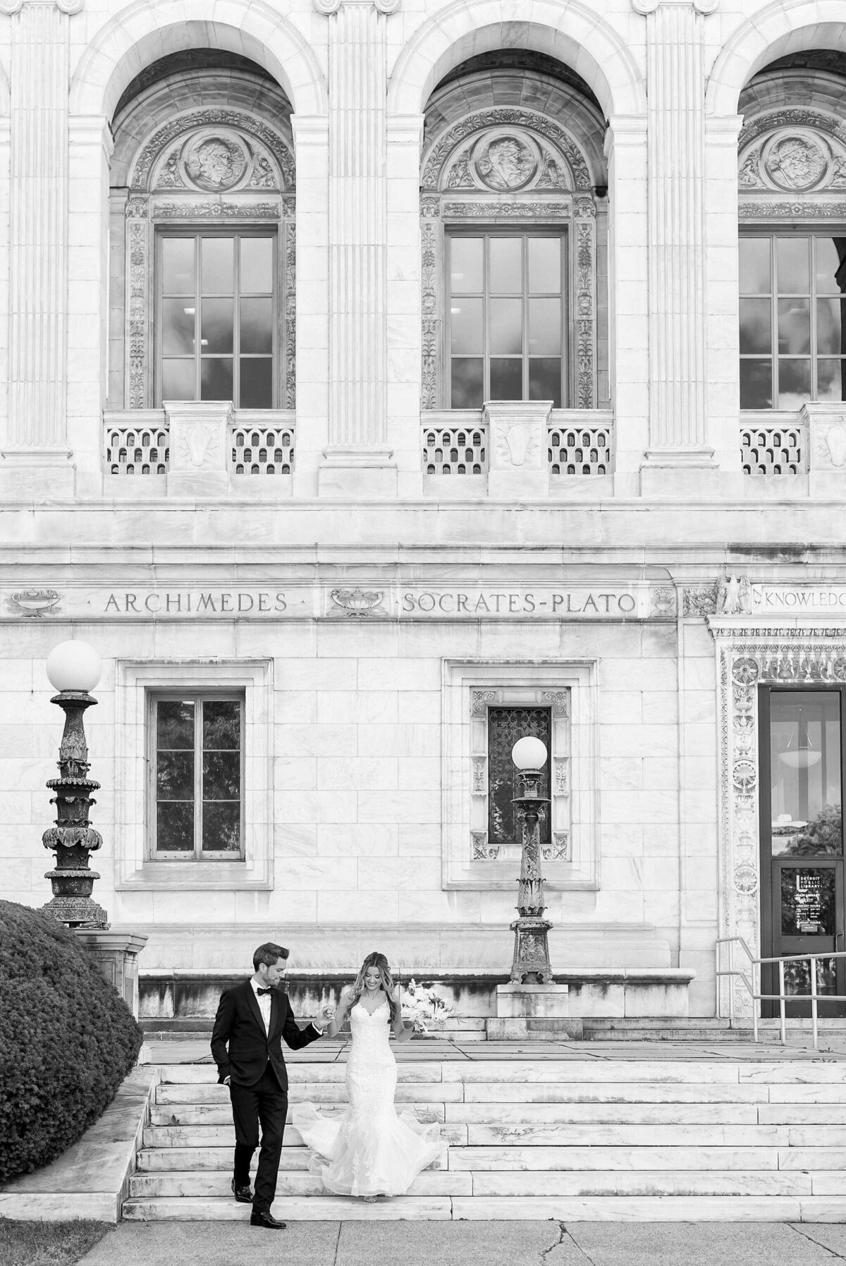 Detroit Public Library wedding 14
