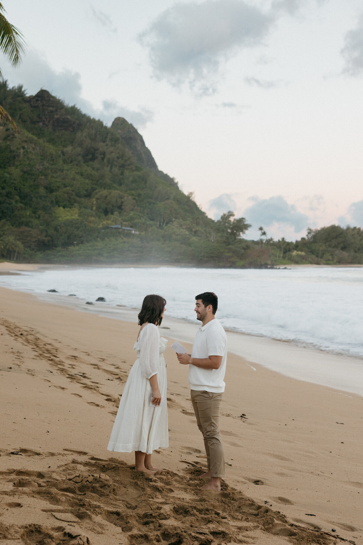 Hawaii elopement / kauai hawaii elopement / hawaii destination wedding / Sophia photo co / north shore hawaii elopement / white dress for beach photos / vow renewal in hawaii / vow renewal kauai / kauai wedding photographer / big island wedding photographer / maui wedding photographer / elopement wedding photographer / Duluth Minnesota wedding photographer