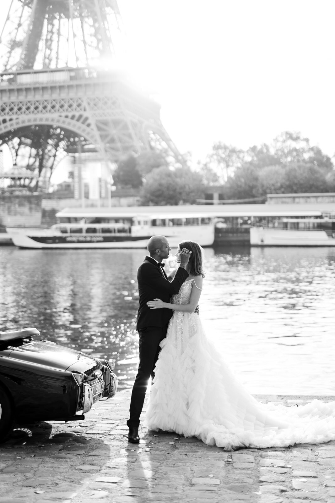 Modern Film Wedding Photography in Paris France 51