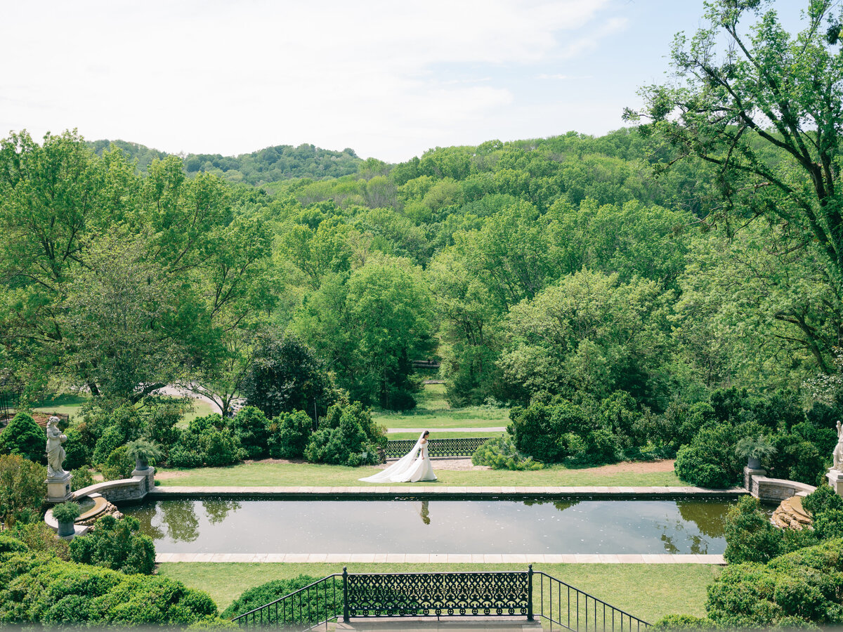 Flat lay image of Nashville wedding details