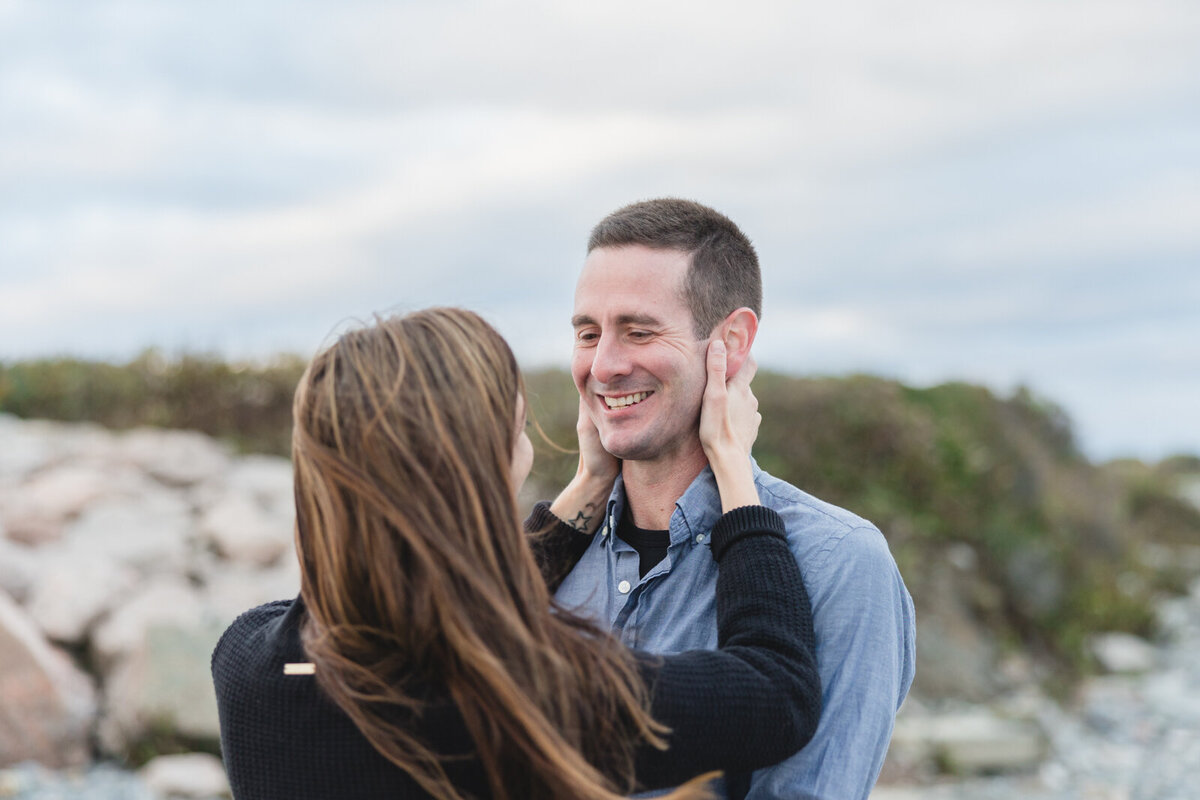 Engagement shoot in Newport Rhode Island